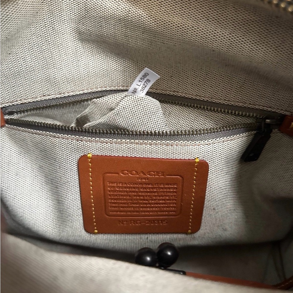 Coach Rogue 1st  (first) Generation All Black and Snakeskin handles lock and key - Picture 12 of 16